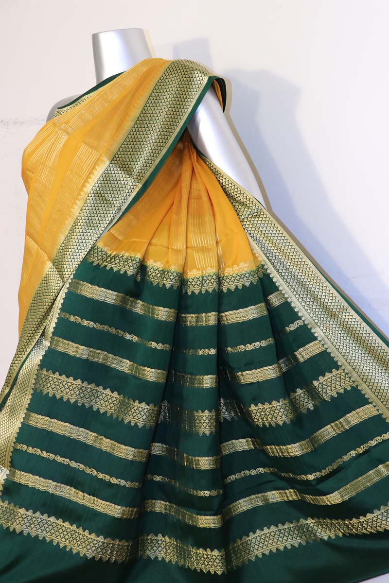 Veldhari Mysore Crepe Silk Saree AJ201688